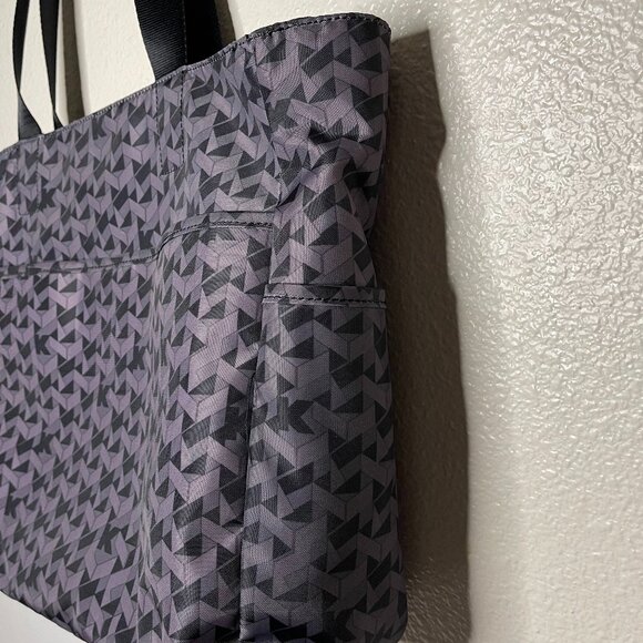 Kipling | Large Geometric Pattern Nylon Tote Bag - Picture 4 of 8